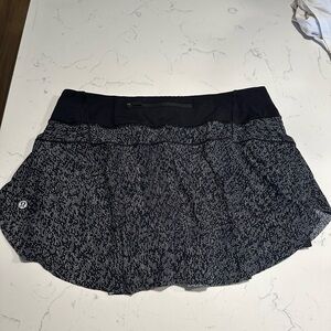 lululemon athletica Black and White Mini Skirt